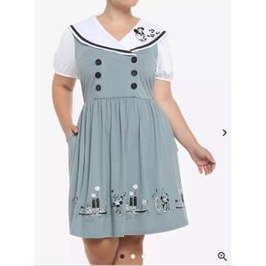 DISNEY Her Universe Steamboat Willie Sailor Dress Size 4X Resort Wear Vacation
